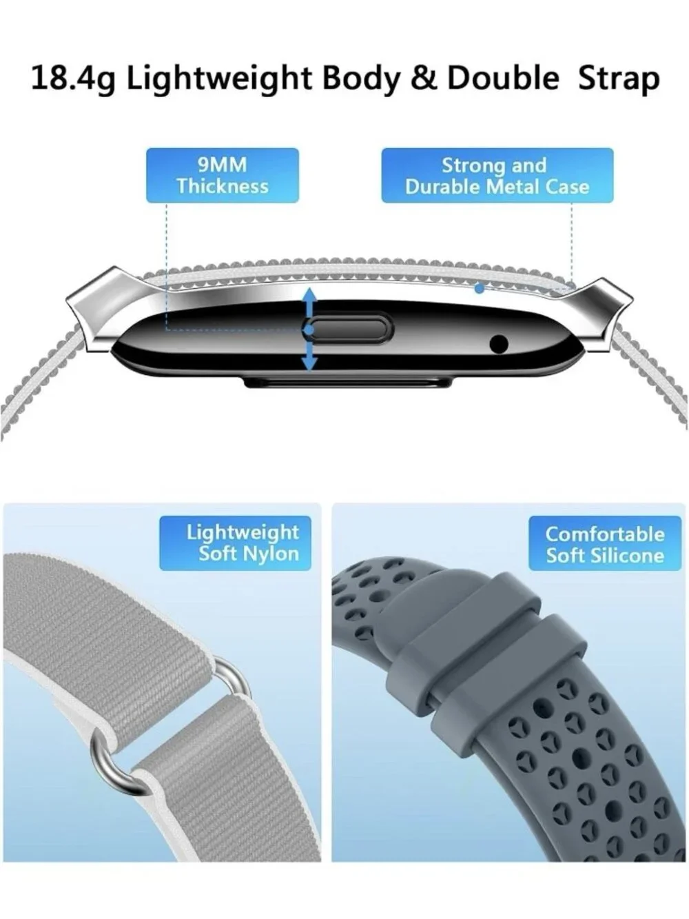 SOUYIE Fitness Sports Tracker For Heart Rate, Stress Tracker Sleep Tracker (NEW)